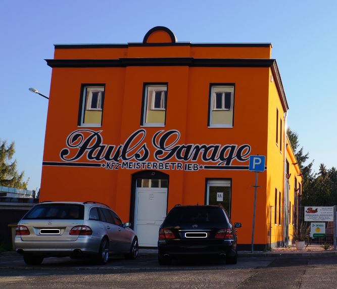 Pauls Garage Fassadengestaltung